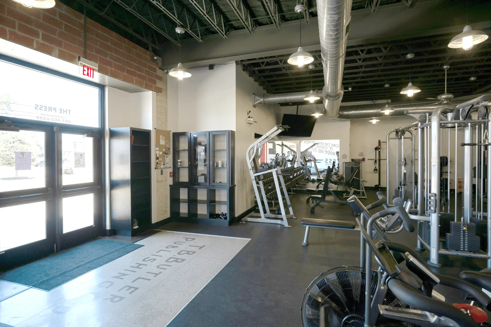 Young Building ground-floor entrance with original 1910 T.B. Butler Publishing Co. terrazzo floor